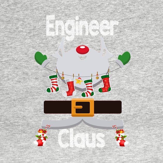 Engineer Claus Santa Christmas Costume Pajama by johnbbmerch